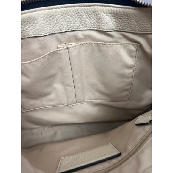 Marc Jacobs Gotham City Hobo Shoulder Bag Beige 100% Cow Leather - Picture 8 of 14